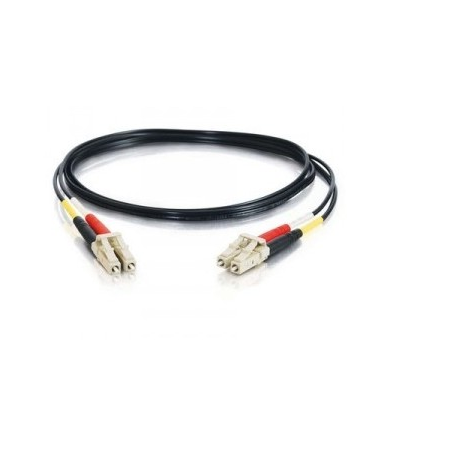 Armerad fiberkabel, multimod, LC-LC, 10m, 62,5 / 125my, Black, LSZH, Duplex
