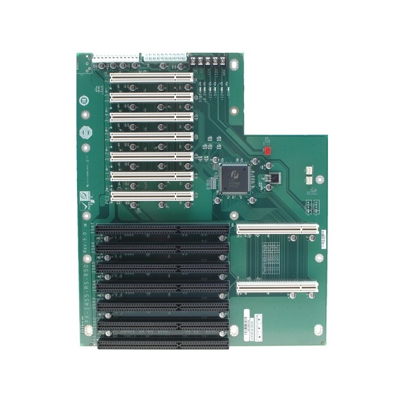 Versatile Passive Bus Card: 2x PICMG, 5x ISA, 7x PCI Slots