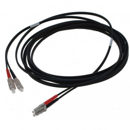 Armerad fiberkabel, single-mode, 20m, 9 / 125my, blå, LSZH, Duplex