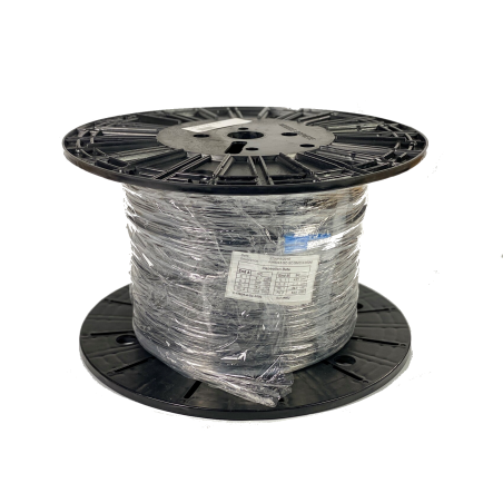 Armerad fiberkabel, Singlemode, SC-SC, 350m, 9/125my, Svart, LSZH, duplex med 2 x SC-kontakter i varje ände