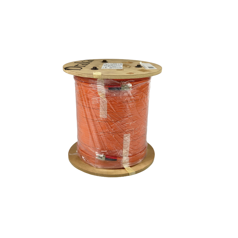 Fiber cable 4 x LC with male connector, 62.5 / 125 μm, 200m