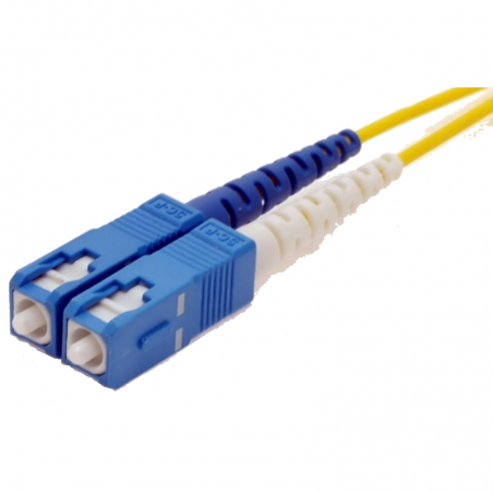 Singlemode SC fiber patchkabel, 9-125 μm, 50m för stålarmerad fiber