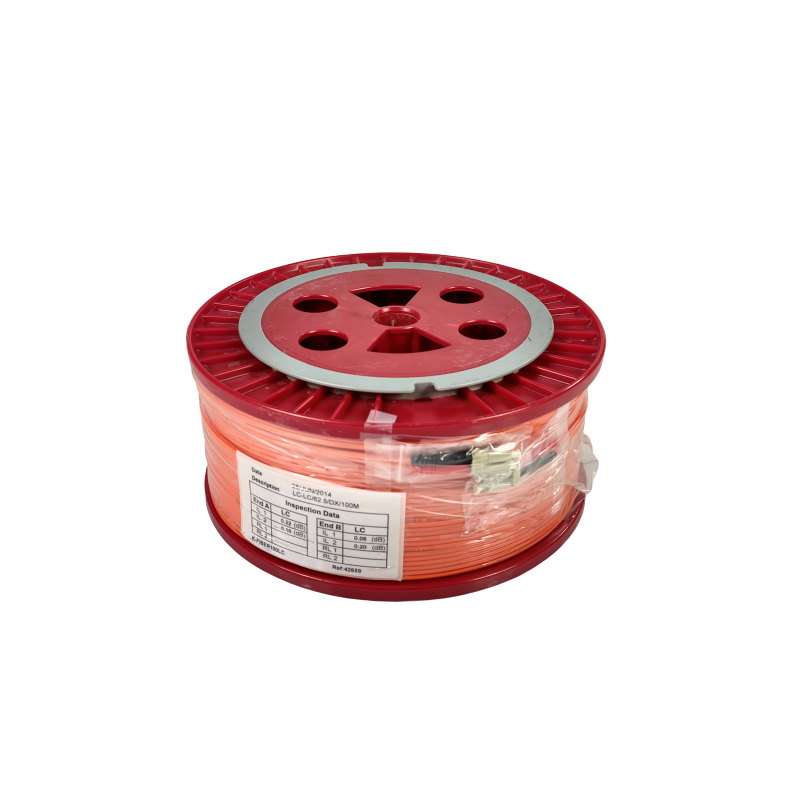 High-Performance 100m Multi-Mode Fiber Cable SC-SC, LSZH Orange