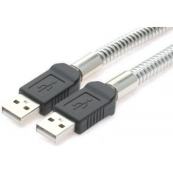 Durable Metal Armored USB-A Cable 2.0m - 1500 PSI Strength