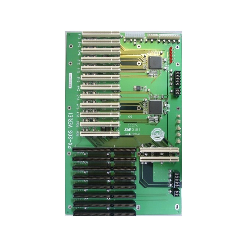 Passive Bus Card: 12 PCI, 8 ISA & 2 PICMG Slots Available