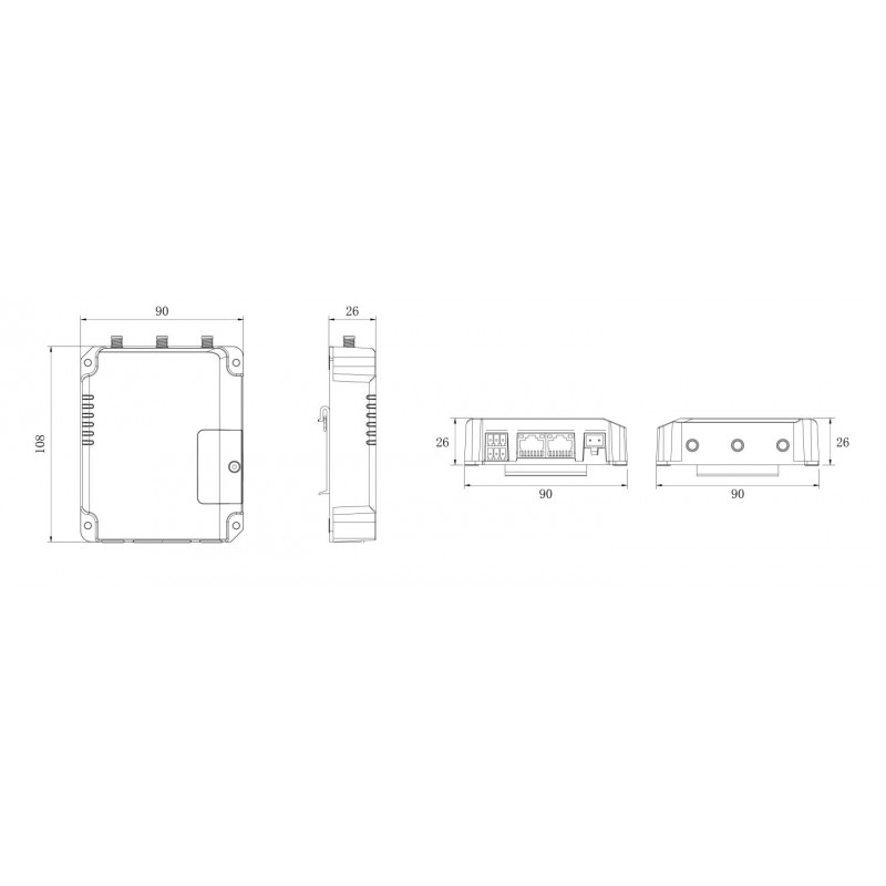 4G LTE router med dubbla SIM-kortplats - För tuffa miljöer