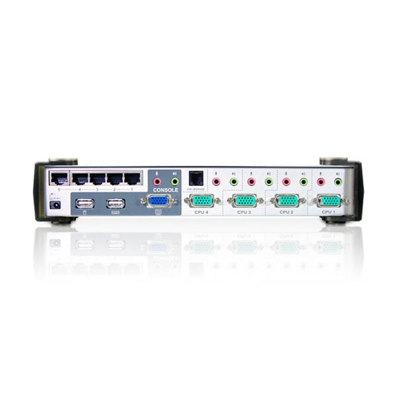 KVM-switch - Ethernet - KVM-switch - 4 portar