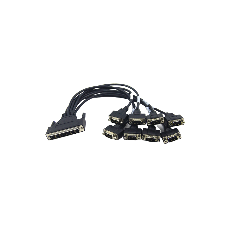 SCSI - VHDCI 68-pin D-Sub to 8 x DB9 - Serial - Moxa CBL-M68M9X8-100