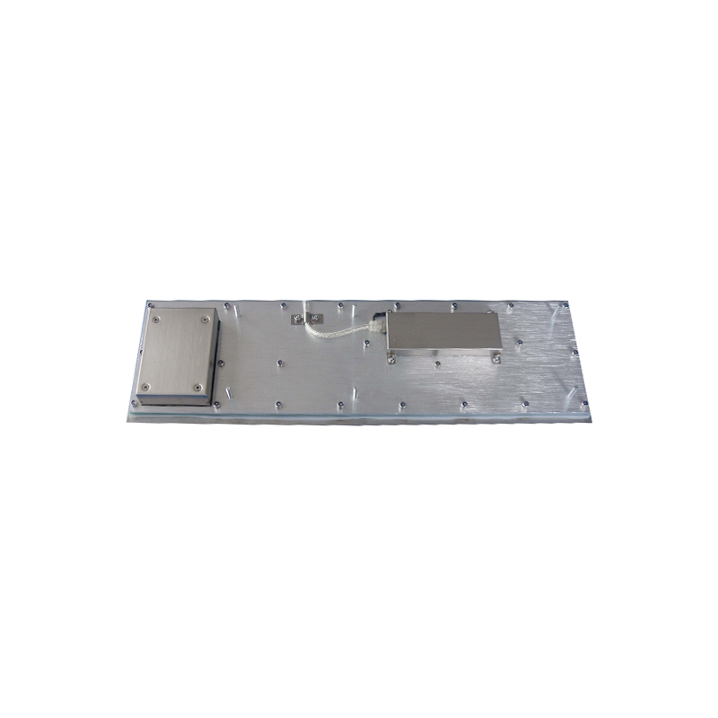 Metalltangentbord Industriell för installation med pekplatta USB IP65 Stäng rostfritt stål