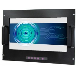 19" rackmonitor - Industriell LCD-skärm med VGA, DVI eller HDMI