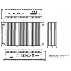 DNV-godkänd marindator I330EAC-ID3 Intel® Atom® N2600 Winmate