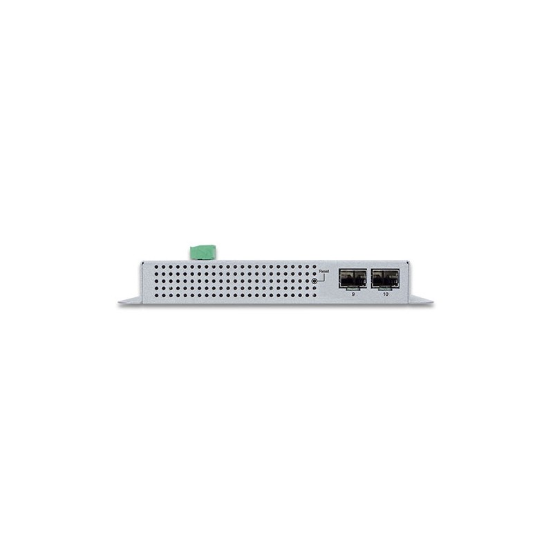 8 portar Managed switch 8 x 10/100/1000Mbit RJ45. Fiber 2 x 100/1000Mbit SFP. PoE+