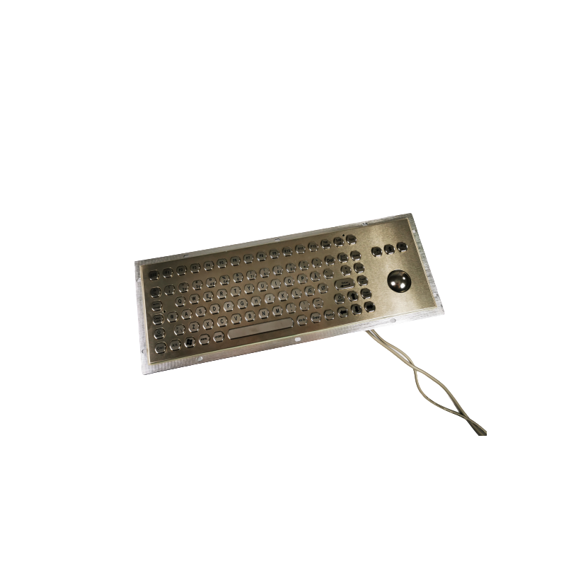 IP65 rostfritt stål knappsats. PS / 2 / USB, styrkula