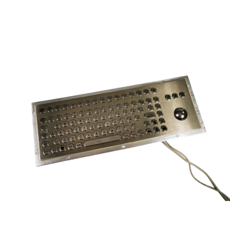 IP65 rostfritt stål knappsats. PS / 2 / USB, styrkula