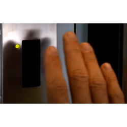 Touch-free Exit switch with IR sensor technology. Relay contact for electric door