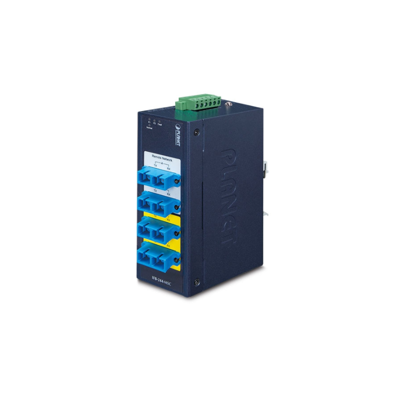 2-Channel 100Gbps Fiber Optic Bypass Switch, SC Single Mode