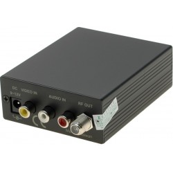 TV RF modulator for video - sends the image on antenna cable. Analogue TV. UHF band