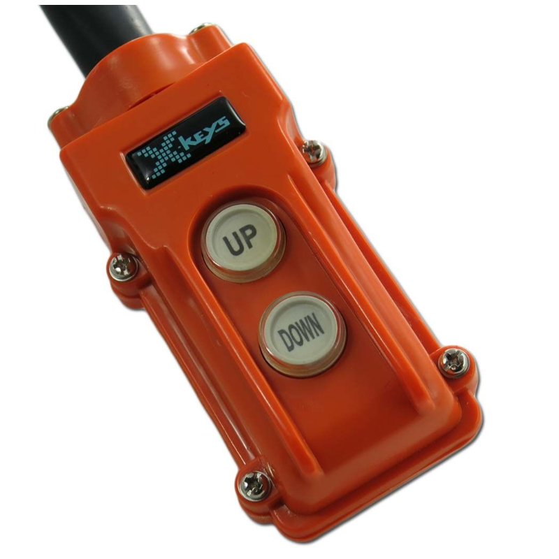 IP65 Robust industri 2 knappkontakt för hård miljö, olja och kemikalieresistenta