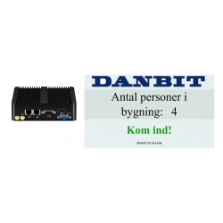 Miniserver för personräknare - Rapporterar hur många som har besökt