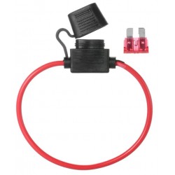 Waterproof flat fuse holder with cable