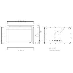 Panel PC with touch for sunlight outdoor use