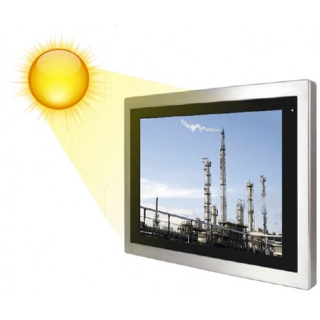 Panel PC med touch för solljus utomhusbruk