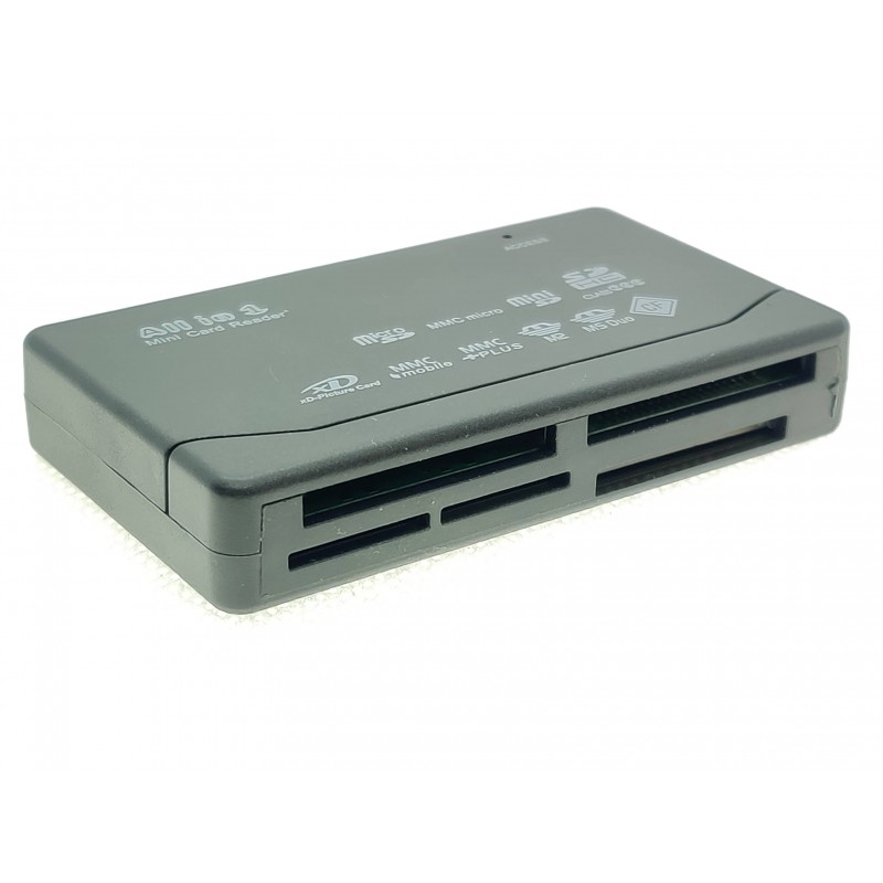 USB 2.0 flash card reader, TF, CF, SD, Mini SD, SDHC, MMC, MS, XD multi