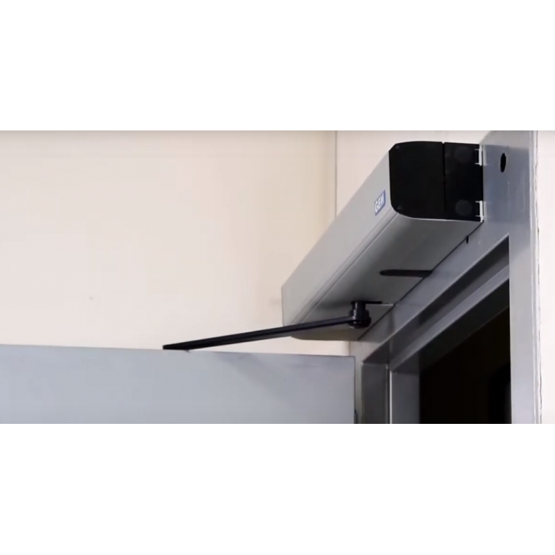 Dørautomatik till karuselldörr av anslutning för beröringsfri automatisk dörröppning