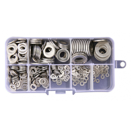 Bricka set med 360 st (rostfritt stål) - Binär Teknik