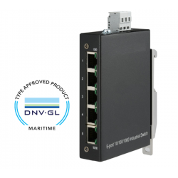 5 port Gigabit DNV GL marine approved switch - Robust and compact