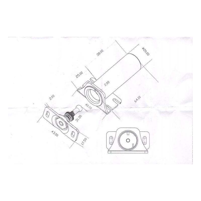 Electronic locks for cabinets and doors - Holding force of 150kg - Danbit