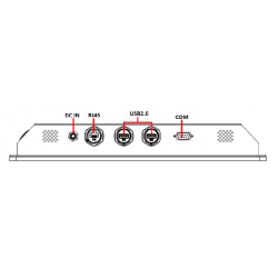 Fanless Touch Panel PC - 15 Apollo Lake, IP65/IPX9K Chassis