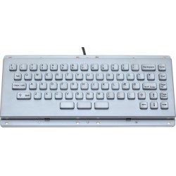 Industrial metal keyboard for installation IP65, PS/2 interface.