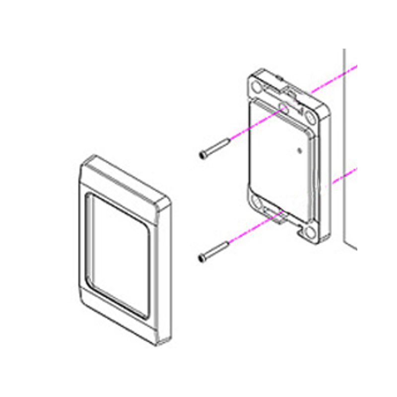 RFID-läsare 13,56MHz Mifare, Vattentät - DECIMAL 8 siffror, 32bit, HID - keybord emulering