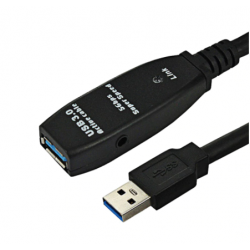 10m Active USB 3.0 extension cable with signal amplifier