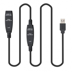 10m Active USB 3.0 extension cable with signal amplifier