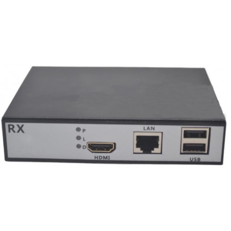 150m HDMI mottagare till KVM-förlängare 1080p, USB över RJ45 Cat6 eller IP. Extra mottagare för BOOST HDMI150-D-LO
