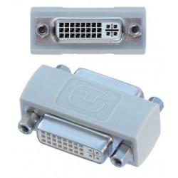 DVI to DVI Adapter Female to Female Converter DVI-I (24+5) Female to Female Mini Gender Changer for DVI Cable Extensionr