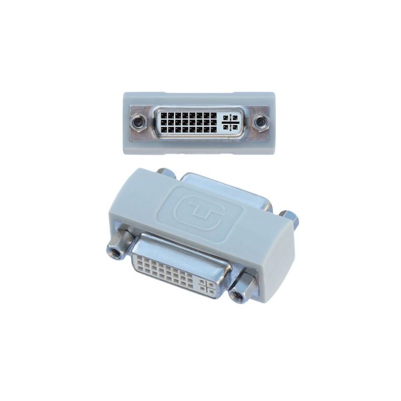 DVI to DVI Adapter Female to Female Converter DVI-I (24+5) Female to Female Mini Gender Changer for DVI Cable Extensionr