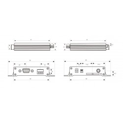 4G LTE RS232 RS485 serial modem