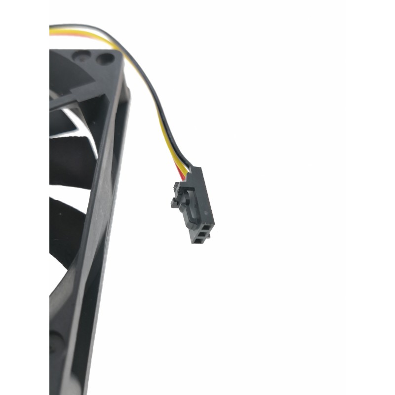 12VDC fläkt 80 x 80 x 15 mm, 3-stift (+12V, GND, varvräknare),