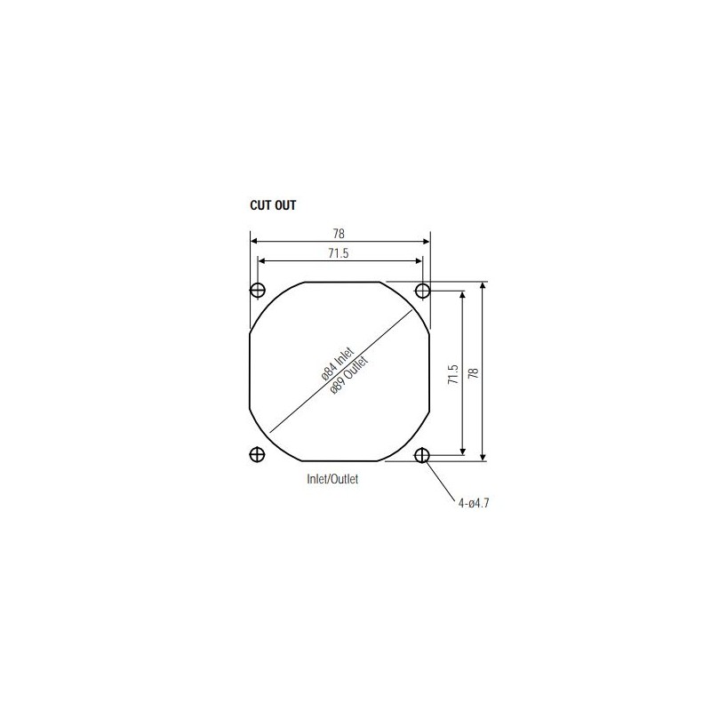 12VDC fläkt 80 x 80 x 15 mm, 3-stift (+12V, GND, varvräknare),