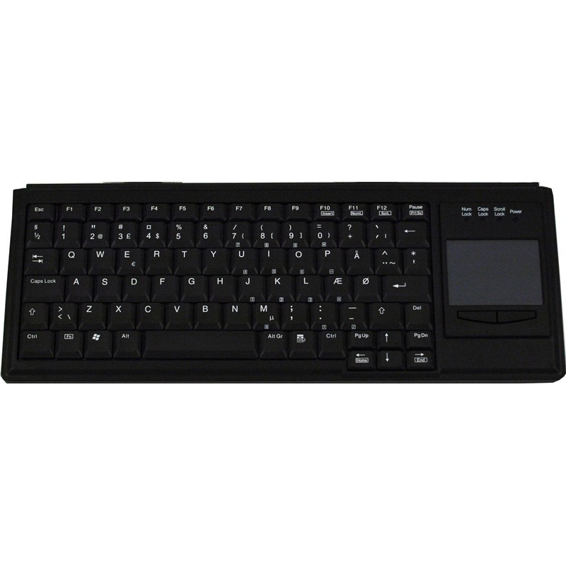 Mini keyboard with TouchPad and US character set, USB