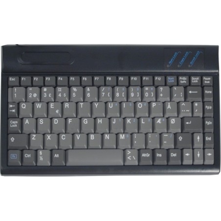 Sort USB mini tastatur 85 taster, USB - US layout
