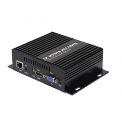 4K HDMI och VGA Decoder. RJ45 100Mbit TCP, UDP-protokollet. Receiver HDMI IP