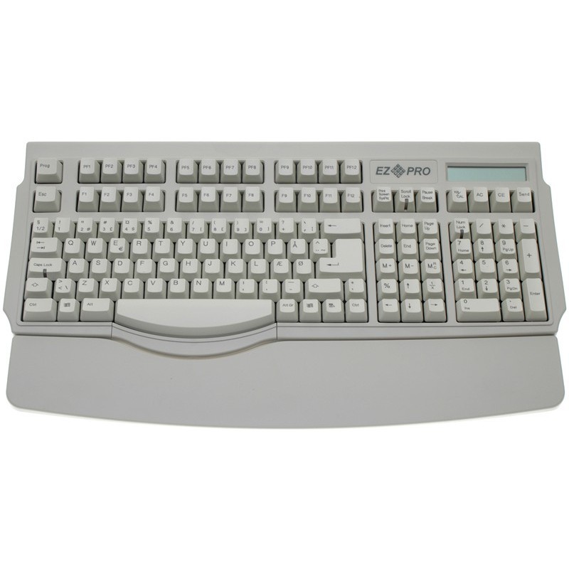 Keyboard with programmable keys, robust built-in calculator, PS2 USB connection
