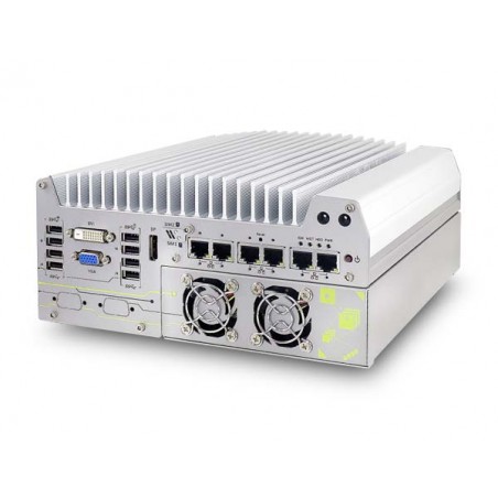 Inbäddade fläktlös PC-gen 9 och Gen 8 med 4xCOM seriella portar 2x Etnernet för DIN-skena