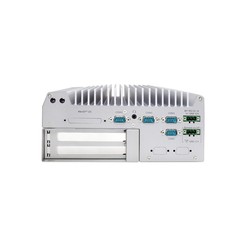 Inbäddade fläktlös PC-gen 9 och Gen 8 med 4xCOM seriella portar 2x Etnernet för DIN-skena