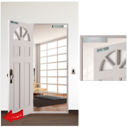 Electronic door magnet for 12 / 24VDC / 6 Watt