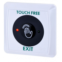 Touch-free electric exit contact with IR motion sensor. To 15cm. Hold-timer